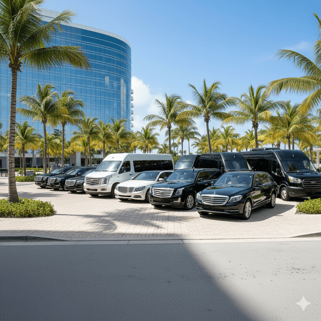 Luxury vehicle showroom